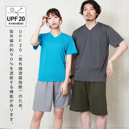 ドライハーフパンツレディース半袖メンズ春夏無地シンプルベーシックボトムスペアルックユニセックス大きいサイズsサイズ小さいサイズ服プチプラ15色お出かけ