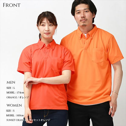 ドライポロシャツボタンダウンポロシャツポロシャツ半袖スポーツレディース半袖吸汗速乾メンズ春夏無地畑仕事ユニホーム営業制服ドライトレーニングジムヨガuvカットシンプルベーシック