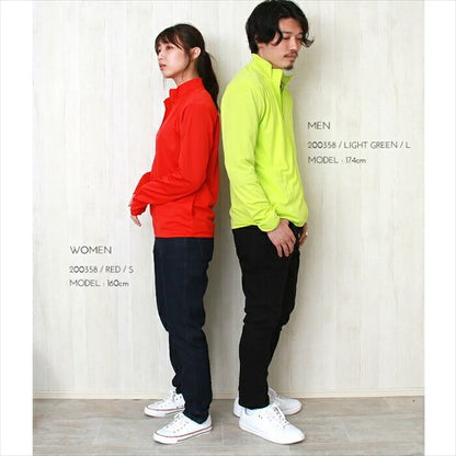 ドライジップジャケット速乾長袖薄手ジップスポーツレディース吸汗速乾レディース半袖メンズ春夏無地シンプルベーシックトップスペアルックユニセックス大きいサイズsサイズ小さいサイズ服プチプラ14色お出かけ