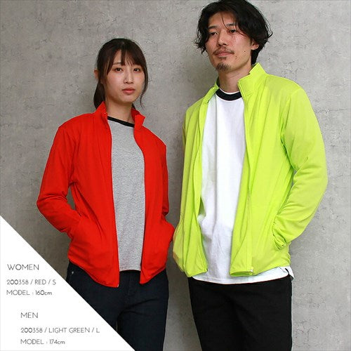 ドライジップジャケット 長袖 吸汗速乾 UVカット 品番200358 商品画像9