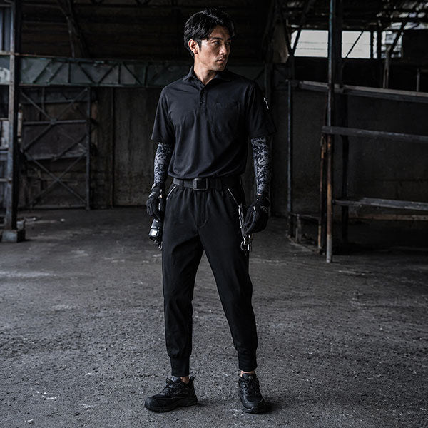 HOP-SCOT ワークパンツ エアライトドライ 作業服 作業着 メンズ レディース 春夏 軽量 吸汗速乾 ストレッチ 帯電防止 ユニセックス 裾リブ
