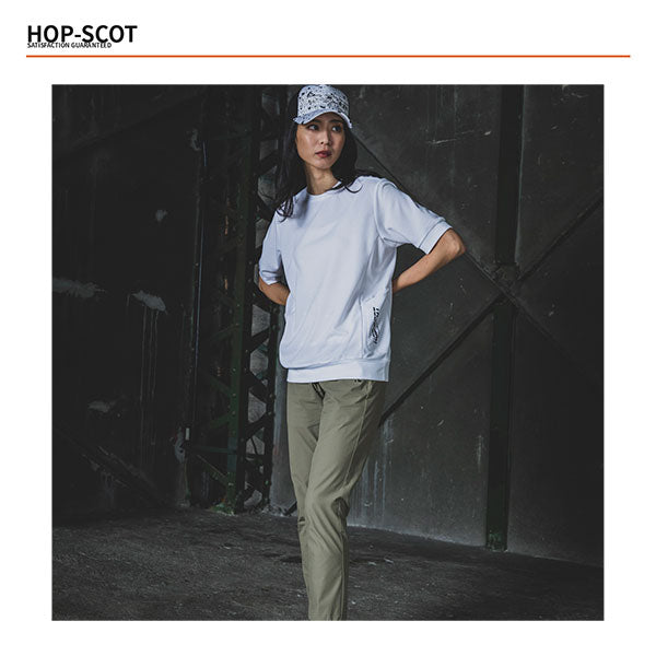 HOP-SCOT カーゴパンツ エアライトドライ ワークカーゴ 作業服 作業着 メンズ 春夏 軽量 吸汗速乾 ストレッチ 帯電防止 ユニセックス