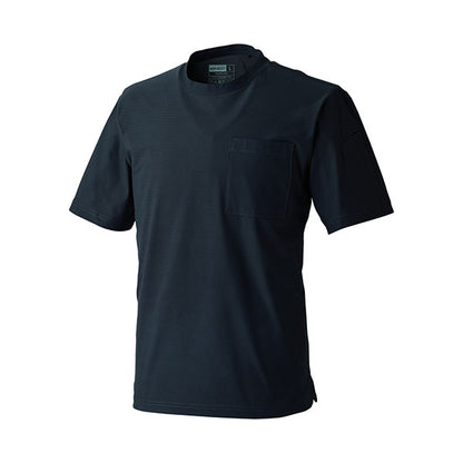 HOP-SCOT 半袖Tシャツ UVドライストレッチ 作業服 作業着 メンズ 春夏 吸汗速乾 通気性 UVカット 消臭 ストレッチ 胸ポケット 袖ペン差し