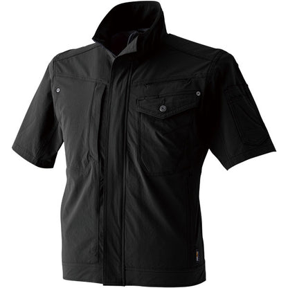 DOGMAN UR コーデュラ2WAYストレッチ半袖ブルゾン メンズ 春夏 半袖ジャケット 作業服 作業着 ストレッチ 軽量 耐摩耗 CORDURA CUC