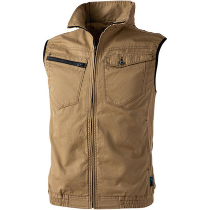 HOP-SCOT ホップスコット ファン取付可能ウェア 服のみ  ベスト 服単品 綿100％ ワンウォッシュ EFウェア 高密度生地 風漏れ防止 作業服 メンズ 春夏 商品画像11