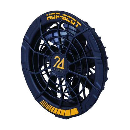 HOP-SCOT MAX.24V フリーアジャストファン 専用ケーブル付き ファンユニット 作業服 ファン付きウェア 空調ウェア 交換用 予備用 春夏 CUC