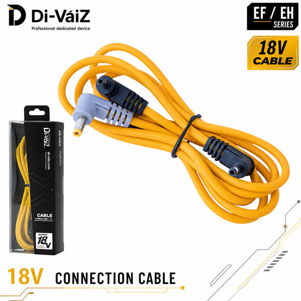 Di-VáiZ 18V専用高耐久接続ケーブル 補強材入り ファン対応ウェア用 接続コード 交換用 予備用 作業服 作業着 春夏