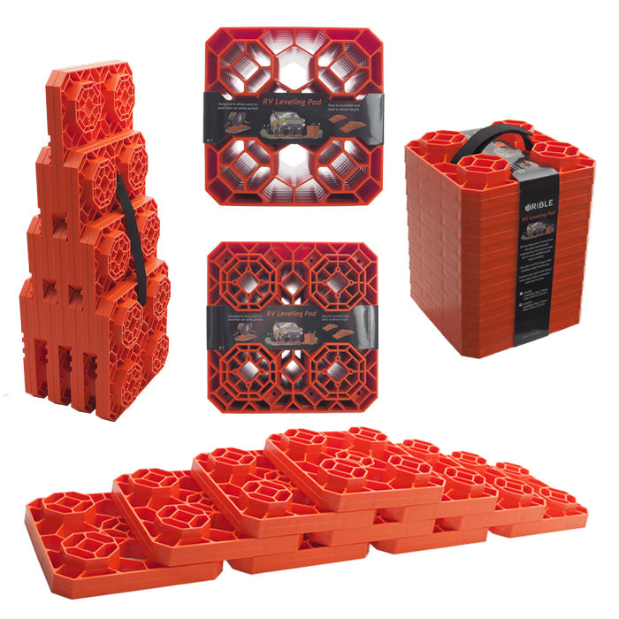 RV レベリングパッド S キャンピングカー 安定設置 水平調整 耐久性抜群 軽量 頑丈 車中泊用 キャンプ場 整備 アウトドア outdoor