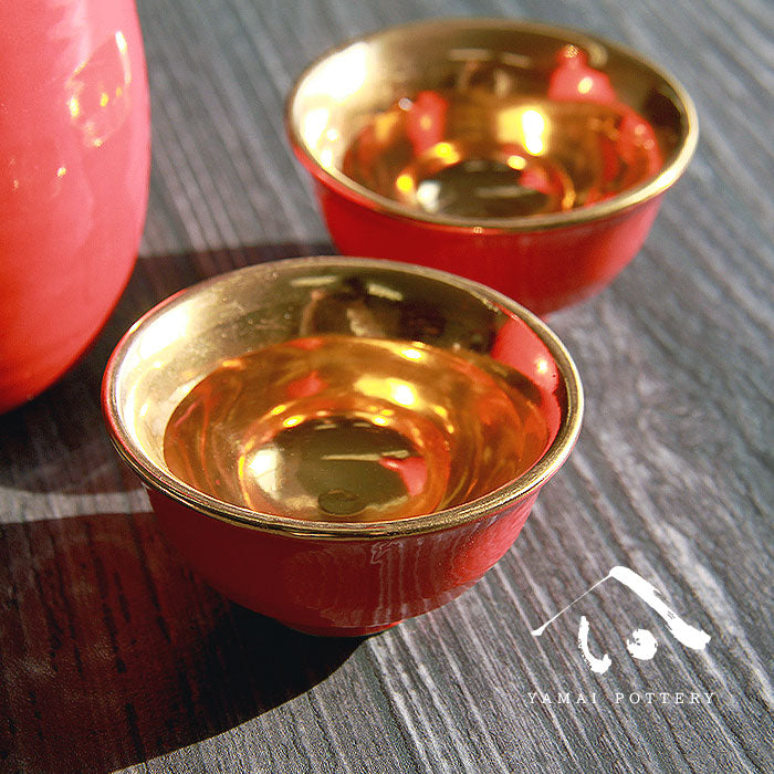 美濃焼 toki minoyaki japan 酒器 セット 酒器セット お猪口 徳利 おちょこ ペア とっくり 朱金彩 陶器 手作り 2号 食器 結婚祝い 還暦祝い 祝い 還暦 プレゼント ギフト ギフトセット 食器セット お土産 誕生日 贈り物 お祝い 母の日 父の日 記念日 和食器 洋食器