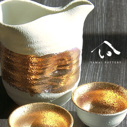 美濃焼 toki minoyaki japan 冷酒器 セット 酒器セット お猪口 冷酒 徳利 おちょこ ペア とっくり 酒器 白結晶片口金巻 陶器 手作り 2号 食器 結婚祝い 還暦祝い 祝い 還暦 プレゼント ギフト ギフトセット 食器セット お土産 誕生日 贈り物 お祝い 母の日 父の日