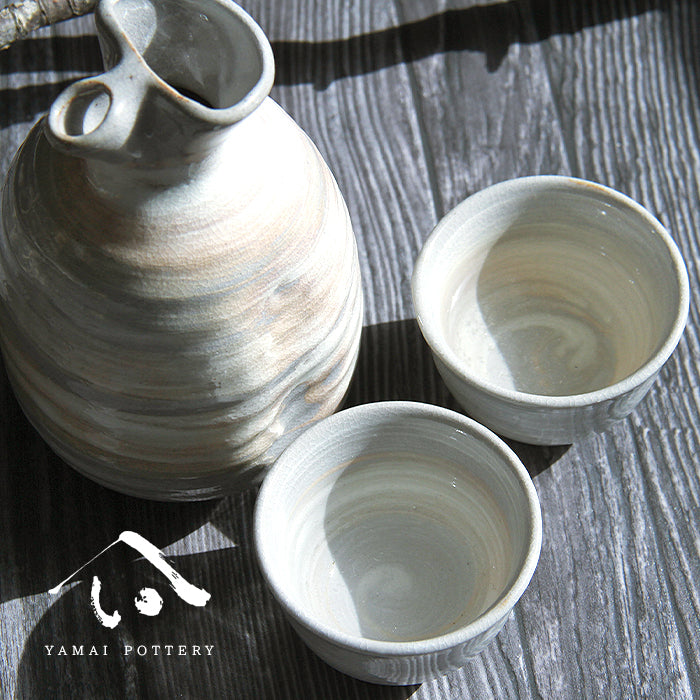 美濃焼 toki minoyaki japan 冷酒器 セット 酒器セット お猪口 冷酒 徳利 おちょこ ペア とっくり ぐい呑み 酒器 陶器 手作り 2号 食器 結婚祝い 還暦祝い 祝い 還暦 プレゼント ギフト ギフトセット 食器セット お土産 誕生日 贈り物 お祝い 母の日 父の日