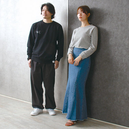 noisycode ワンポイント スウェット トレーナー オリジナル レディース メンズ ブランド デザインパーカー ペア 綿100% 長袖 おしゃれ プリント ロゴ 文字 英字