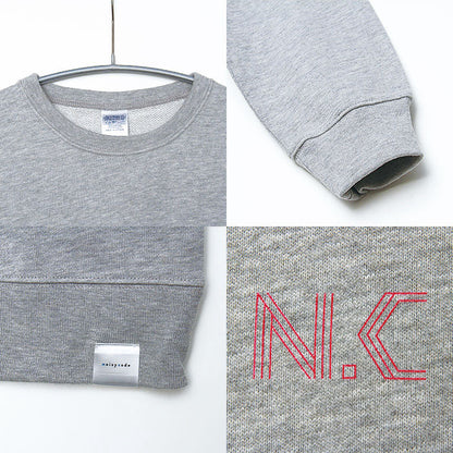 noisycode ワンポイント スウェット トレーナー オリジナル レディース メンズ ブランド デザインパーカー ペア 綿100% 長袖 おしゃれ プリント ロゴ 文字 英字