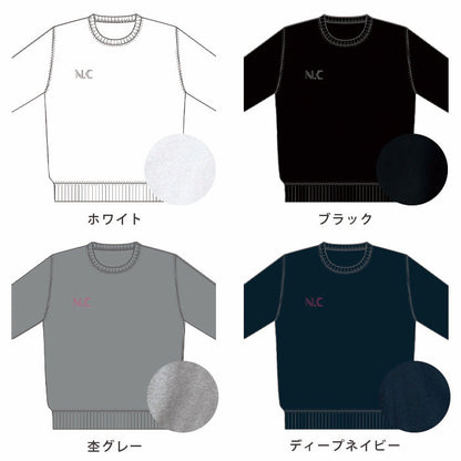 noisycode ワンポイント スウェット トレーナー オリジナル レディース メンズ ブランド デザインパーカー ペア 綿100% 長袖 おしゃれ プリント ロゴ 文字 英字