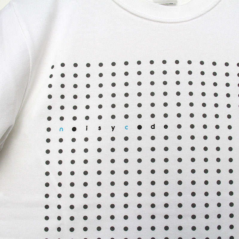 noisycode tシャツ オリジナル レディース メンズ ブランド デザインtシャツ 綿100% 厚手 7.4oz 春 夏 半袖 おしゃれ プルオーバー ドット ロゴ プリント