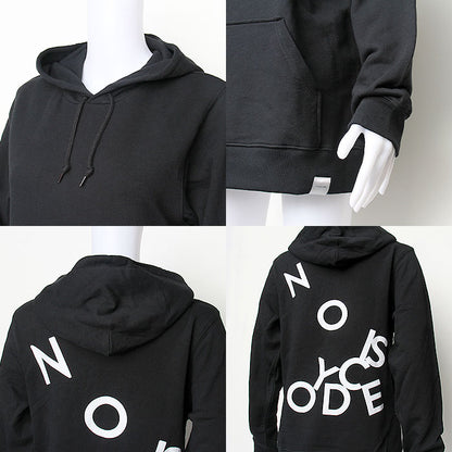 noisycode トップス パーカー オリジナル レディース メンズ ブランド デザインパーカー バックロゴ バックプリント プリント プリントパーカー ペア 綿100%