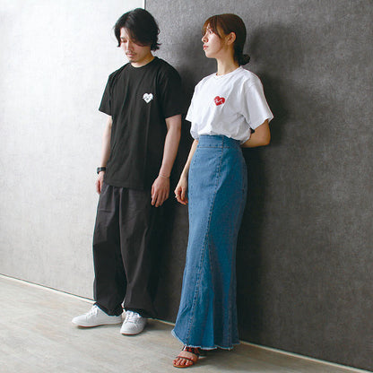 noisycode tシャツ ワンポイント オリジナル レディース メンズ ブランド デザインtシャツ ペア 綿100% 半袖 おしゃれ プルオーバー プリント ロゴ 文字 英字 プ