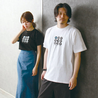 noisycode tシャツ オリジナル レディース メンズ ブランド デザインtシャツ ペア 綿100% 半袖 おしゃれ プルオーバー プリント ロゴ 文字 英字 プルオーバー