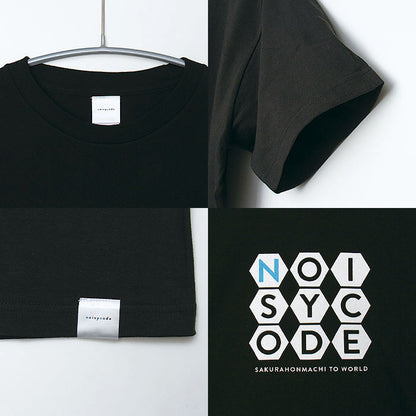 noisycode tシャツ オリジナル レディース メンズ ブランド デザインtシャツ ペア 綿100% 半袖 おしゃれ プルオーバー プリント ロゴ 文字 英字 プルオーバー