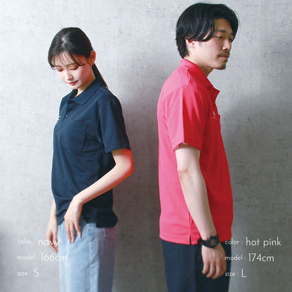 noisycode ポロシャツ オリジナル ポロ レディース メンズ ブランド ポケット付 ポケット デザインポロシャツ ペア 半袖 おしゃれ プルオーバー プリント ロゴ