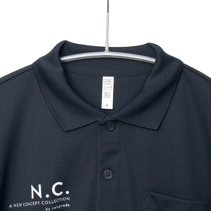 noisycode ポロシャツ オリジナル ポロ レディース メンズ ブランド ポケット付 ポケット デザインポロシャツ ペア 半袖 おしゃれ プルオーバー プリント ロゴ