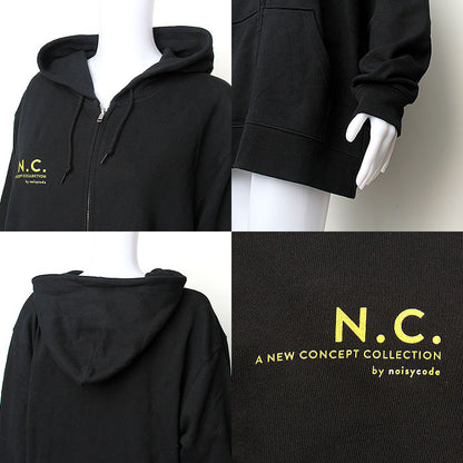 noisycode トップス パーカー ジップパーカー オリジナル レディース メンズ ブランド デザインパーカー ペア 綿100% 長袖 分厚い 厚い 冬 秋 9.7オンス