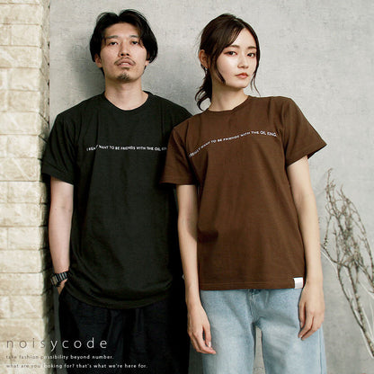 noisycode tシャツ オリジナル 石油王 オイルキング レディース メンズ ブランド デザインtシャツ ペア 綿100% 半袖 おしゃれ プルオーバー プリント ロゴ 文字
