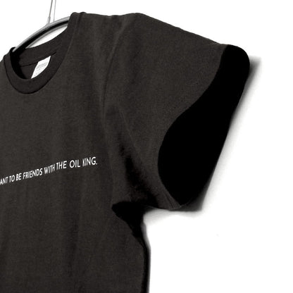 noisycode tシャツ オリジナル 石油王 オイルキング レディース メンズ ブランド デザインtシャツ ペア 綿100% 半袖 おしゃれ プルオーバー プリント ロゴ 文字