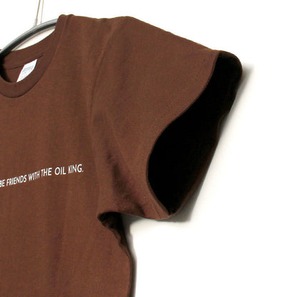 noisycode tシャツ オリジナル 石油王 オイルキング レディース メンズ ブランド デザインtシャツ ペア 綿100% 半袖 おしゃれ プルオーバー プリント ロゴ 文字