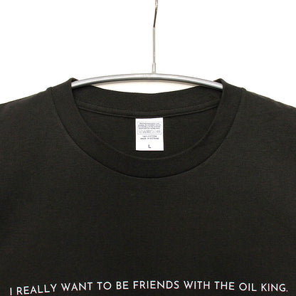 noisycode tシャツ オリジナル 石油王 オイルキング レディース メンズ ブランド デザインtシャツ ペア 綿100% 半袖 おしゃれ プルオーバー プリント ロゴ 文字
