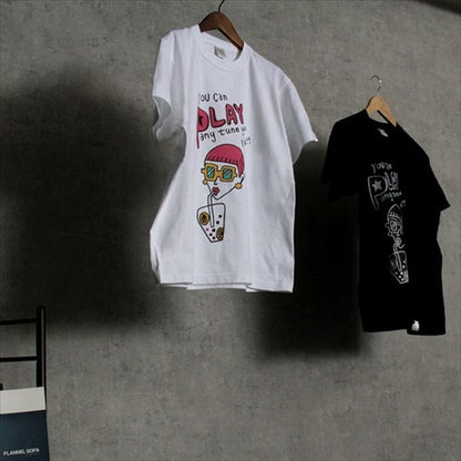 noisycodetシャツオリジナルレディースメンズブランド綿100%デザインtシャツ厚手7.4oz春夏半袖おしゃれプルオーバーメッセージプリント英字ロゴ文字プルオーバーティーシャツベーシックトップスペアルックユニセックス大きいサイズsサイズ