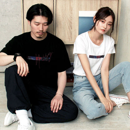 noisycode tシャツ オリジナル 薔薇 バラ ばら レディース メンズ ブランド デザインtシャツ ペア 綿100% 半袖 おしゃれ プルオーバー プリント ロゴ 文字 英字