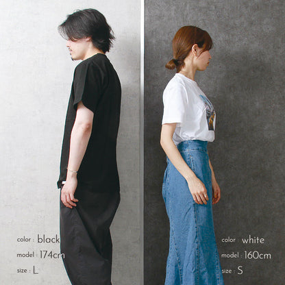 noisycode tシャツ フォトプリント フォト フォトTシャツ オリジナル レディース メンズ ブランド デザインtシャツ ペア 綿100% 半袖 おしゃれ プルオーバー