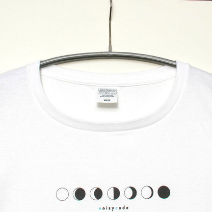 noisycode tシャツ キッズ 女の子 男の子 オリジナル 月 moon ルナ ブランド 家族 お揃い デザインtシャツ ペア 綿100% 半袖 おしゃれ プルオーバー プリント ロ