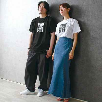 noisycode tシャツ ロゴTシャツ オリジナル レディース メンズ ブランド デザインtシャツ ペア 綿100% 半袖 おしゃれ プルオーバー プリント ロゴ 文字 英字