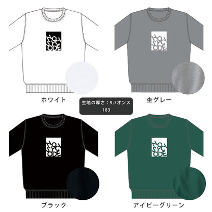 noisycode トップス トレーナー スウェット オリジナル レディース メンズ ブランド デザイントレーナー ペア 綿100% 長袖 分厚い 厚い 冬 秋 9.7オンス