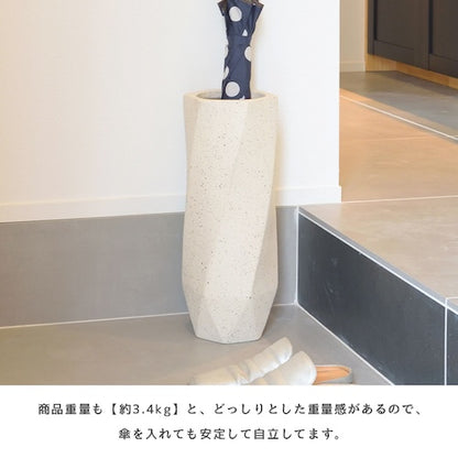 傘立ておしゃれ陶器スリム屋外北欧コンパクト白アイボリーグレー安いシンプル玄関省スペースアンブレラスタンドカフェ店舗高級感石韓国韓国雑貨かわいいナチュラル一人暮らしazm家具