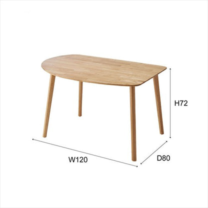ダイニングテーブル木製ダイニングテーブルデスクコンパクト幅120cm省スペース２人用３人用小さめ壁寄せ壁付け曲線コーナー用リビングワンルーム角丸半円円丸シンプル北欧木製天然木韓国インテリアナチュラルおしゃれhelppo