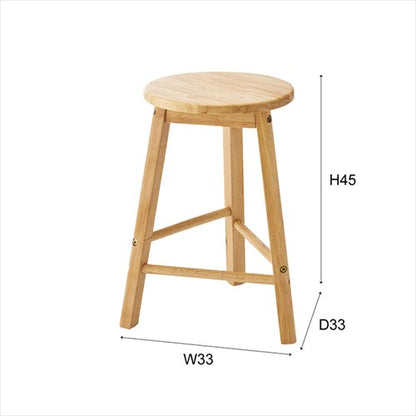 木製スツールスツール椅子イス木製丸椅子4本脚スタッキング可積み重ねコンパクト省スペース直径38cm高さ44cm天然木サイドテーブルディスプレイ台シンプルおしゃれ北欧韓国インテリアナチュラルシンプル軽量helppo
