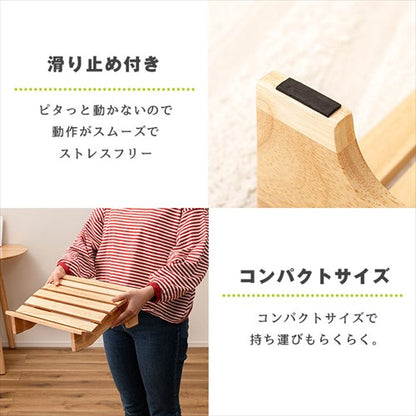 フットレスト木製デスクワーク足置き台床置きタイプデスクオフィスリモートワーク在宅天然木足枕足まくらリラックスシンプルナチュラルコンパクト低身長子供膝痛腰痛下半身痛北欧風韓国風Sサイズhelppo