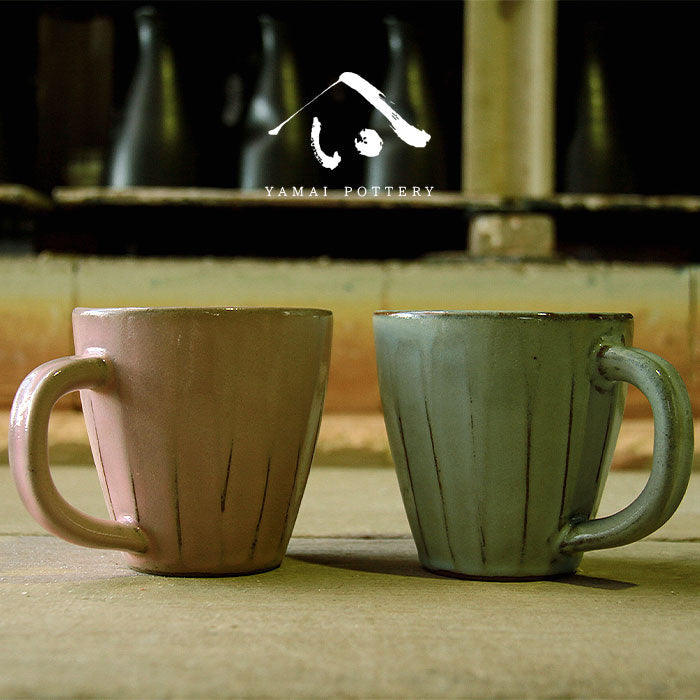 美濃焼 ペアマグカップ マグカップ ペア ペアマグ マグ カップル 陶器 手作り 350ml 食器 コーヒーカップ コップ カップ オシャレ おしゃれ 結婚祝い 祝い