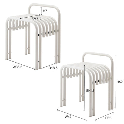 スチールサイドテーブルナイトテーブル花台フラワースタンドディスプレイシンプルモダン玄関リビングダークグレーホワイトスツールチェアチェアー椅子イスおしゃれ腰掛け