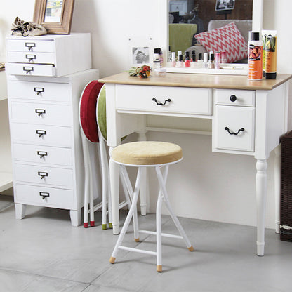 カウンターチェアバーチェアパソコンチェアコンパクトPCチェアクッションロンダキャップ付きロック付スチールスツール丸スツール腰掛け椅子北欧カジュアルシンプル隙間収納コンパクト折りたたみスツールフォールディングチェア