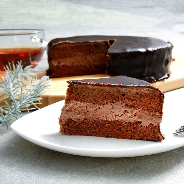 ザッハトルテ チョコケーキ チョコ チョコレート ガナッシュ ケーキ ケーキ ホールケーキ 5号 15cm 濃厚 バレンタイン 冷凍 冷凍ケーキ 洋菓子 スイーツ