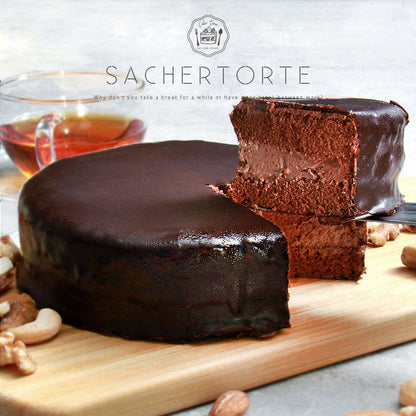 ザッハトルテ チョコケーキ チョコ チョコレート ガナッシュ ケーキ ケーキ ホールケーキ 5号 15cm 濃厚 バレンタイン 冷凍 冷凍ケーキ 洋菓子 スイーツ
