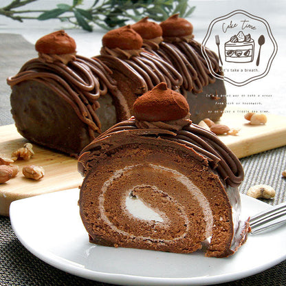 チョコロールケーキ ロールケーキ チョコ チョコレート ケーキ 20cm バレンタイン ホワイトデー クーネルチュール ガナッシュ 冷凍 冷凍ケーキ スイーツ