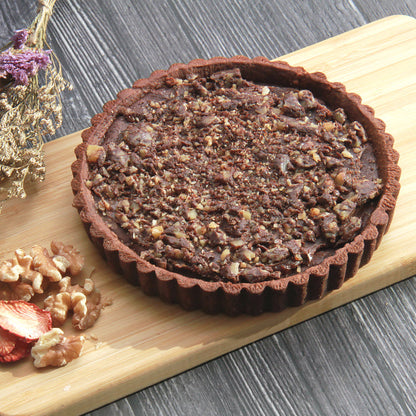 チョコくるみタルト チョコレート くるみ 胡桃 チョコタルト クーベルチュールチョコレート ガトーショコラ タルトケーキ ホールケーキ ケーキ 生菓子 スイーツ